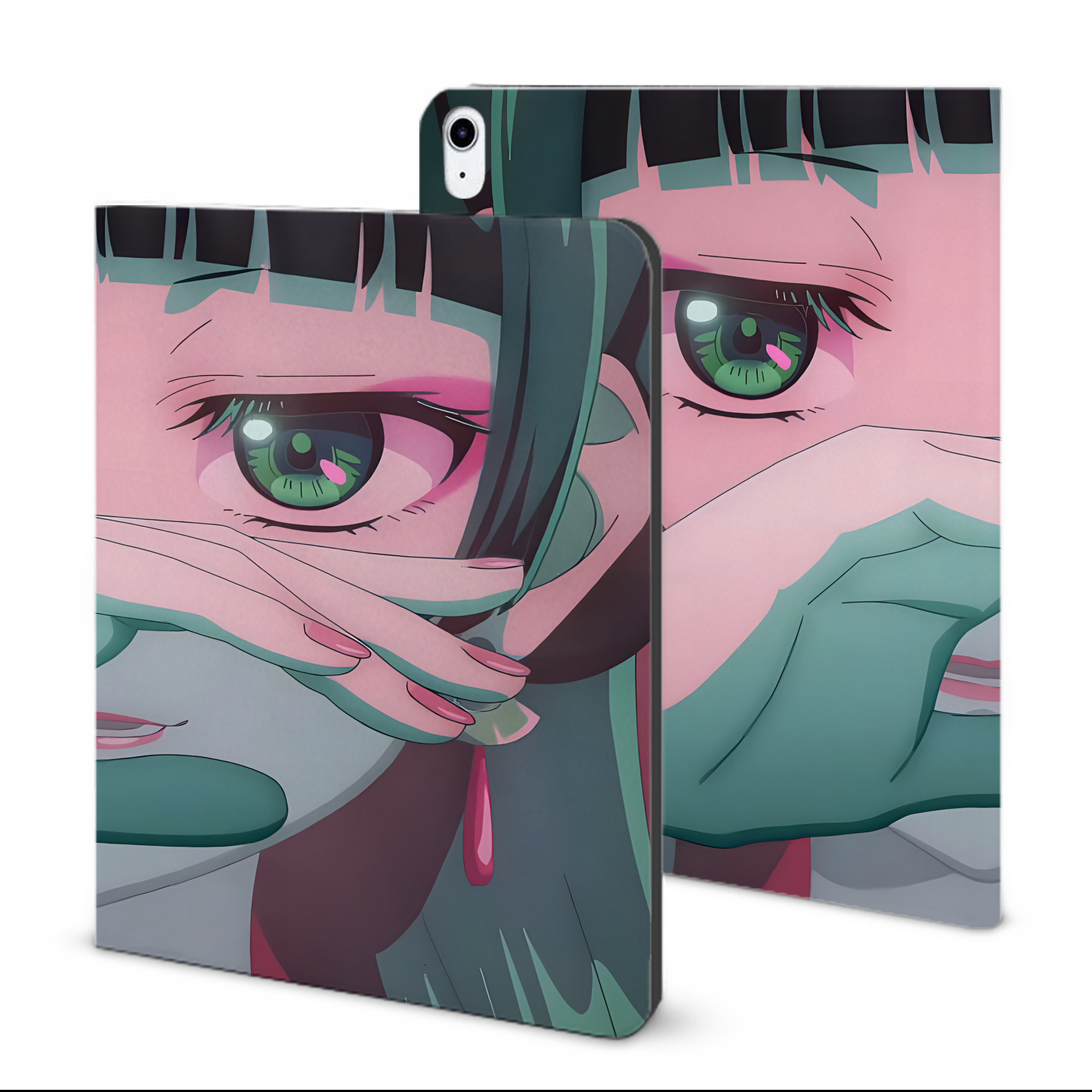 （画像用） 薬屋のひとりごと The Apothecary Diaries IPad ケース ブック型 PUレザー TPU 耐衝撃 軽量 薄型 ペン収納なし 全面保護 IPad 各モデル対応
